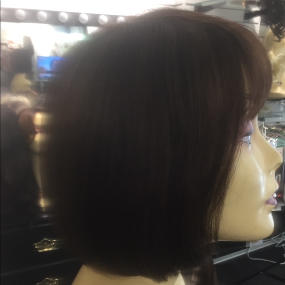 Brown human hair Bob Wig 100% Human Hair New 2020 main image 6